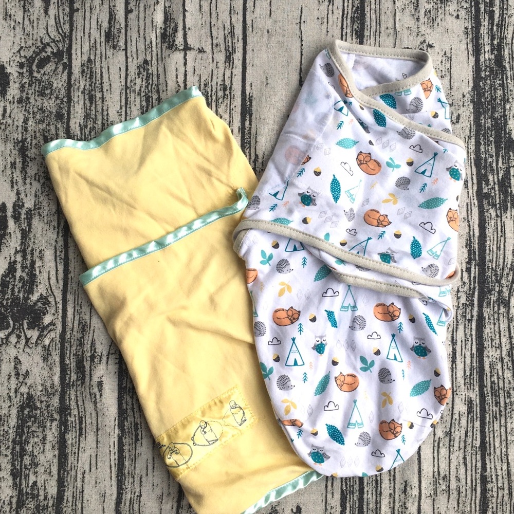 2 swaddle wraps bundle
